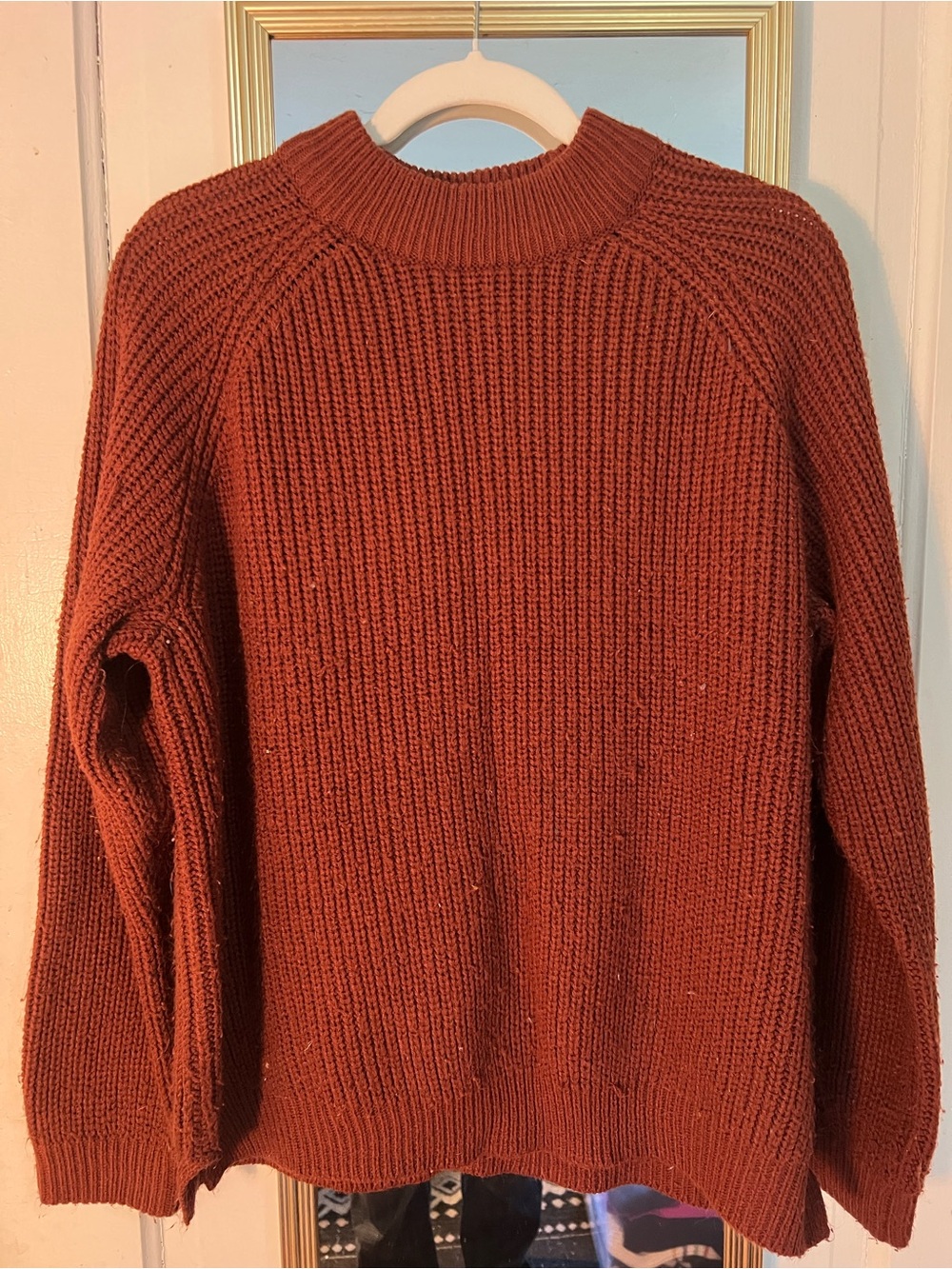 Vero Móda Women’s Rust Crewneck Knit Sweater